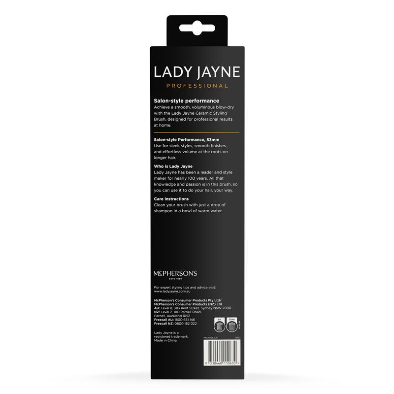 Lady Jayne Ceramic Barrel Brush 53mm