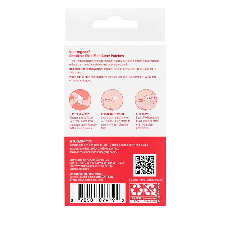 Neutrogena Sensitive Acne Patch Mini 36 Pack