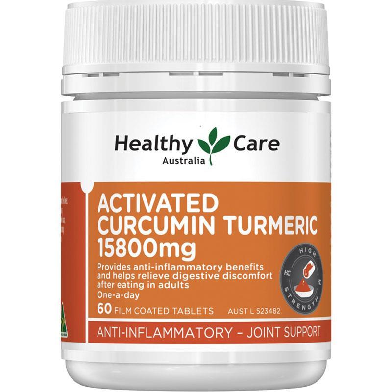 Healthy Care Activated Curcumin Turmeric 15800mg 60 Tablets