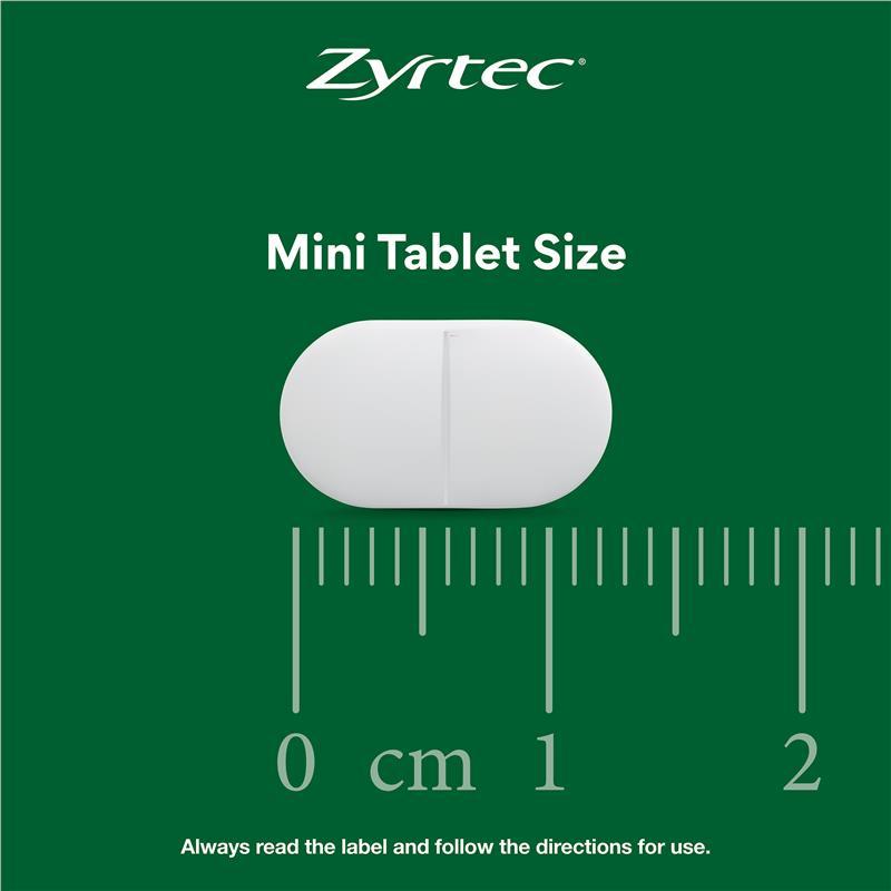 Zyrtec Rapid Acting Antihistamine Allergy & Hayfever Mini Tablets 30 Pack