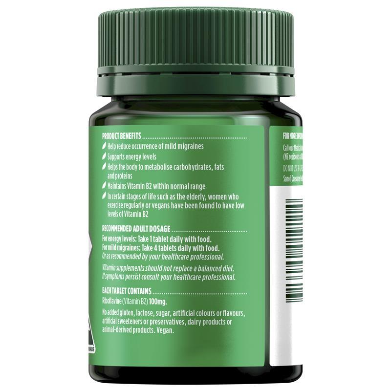 Nature's Own Vitamin B2 100mg 100 Tablets
