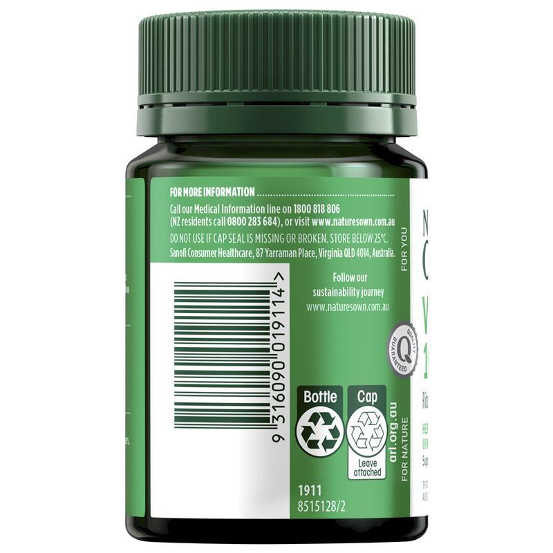 Nature's Own Vitamin B2 100mg 100 Tablets