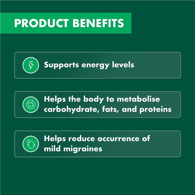 Nature's Own Vitamin B2 100mg 100 Tablets