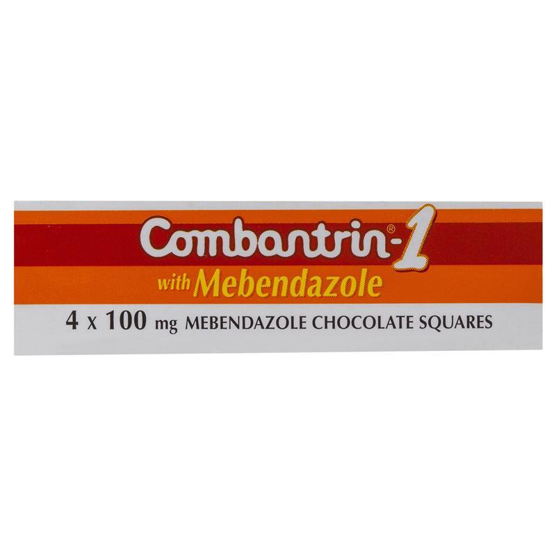 Combantrin -1 Threadworm Chocolate Squares 4 Pack