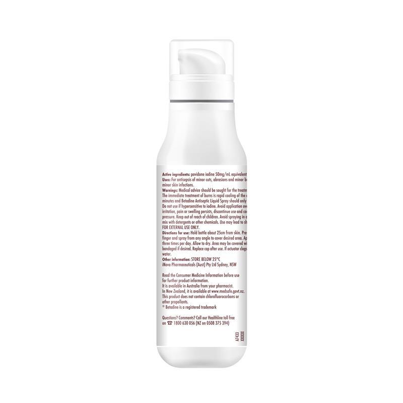 Betadine Antiseptic Liquid Spray 75mL