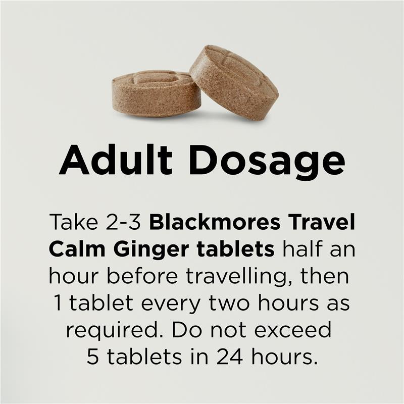 Blackmores Travel Ginger 45 Tablets