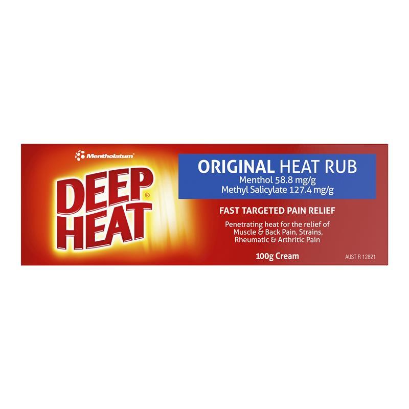 Deep Heat Mentholatum 100g