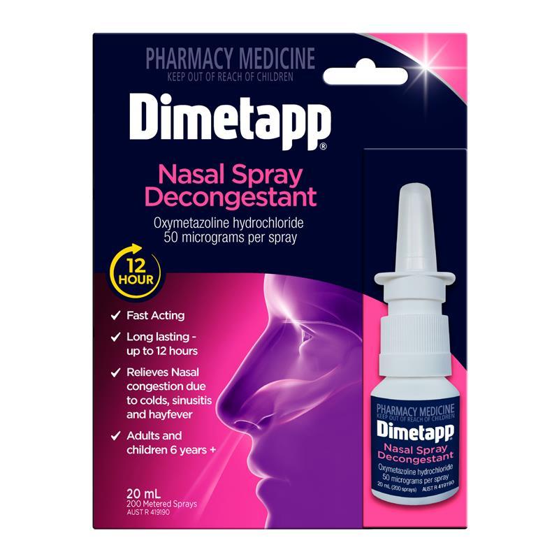 Dimetapp 12 Hour Nasal Spray 20ml