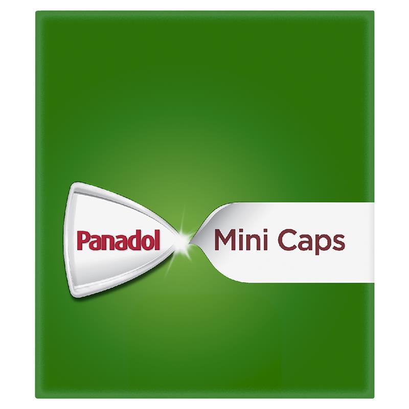 Panadol Paracetamol Pain Relief Mini Capsules 48 Capsules