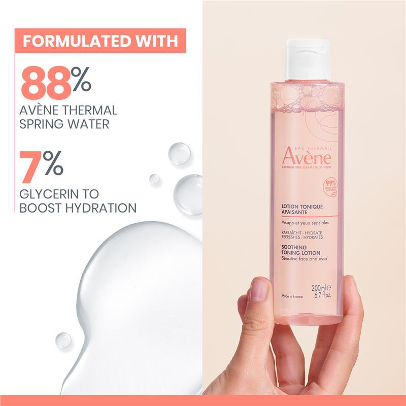 Avene Gentle Toning Lotion 200ml - Toner for Dry skin