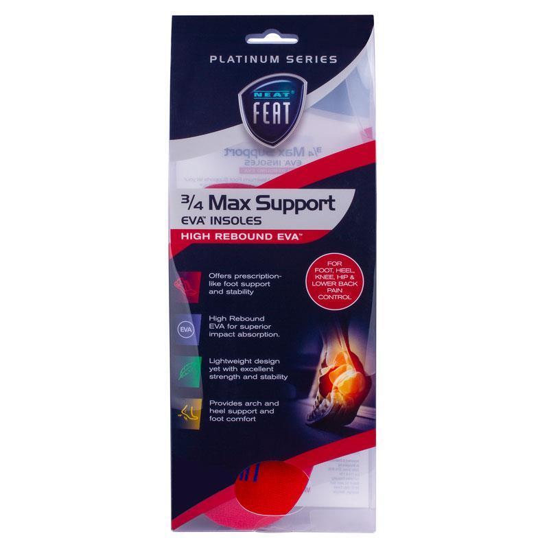 Neat Feat Orthotics Maximum Foot Support - Large