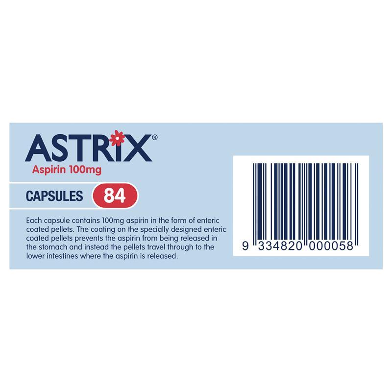 Astrix 100mg Capsules 84