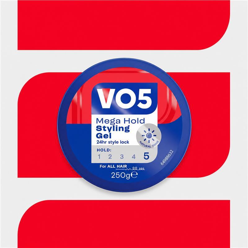Vo5 Styling Gel Tub Mega Hold 250g