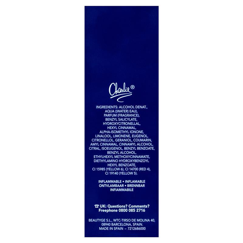 Revlon Charlie Blue Eau de Toilette 100ml