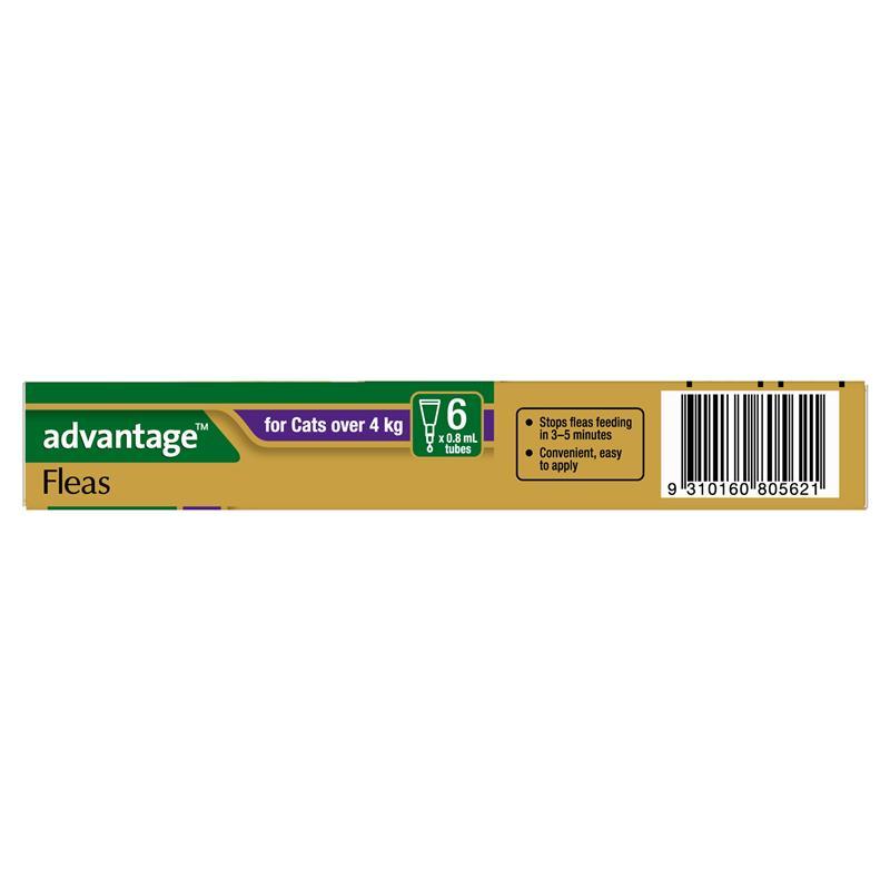 Advantage for Cats over 4kg 6 pack