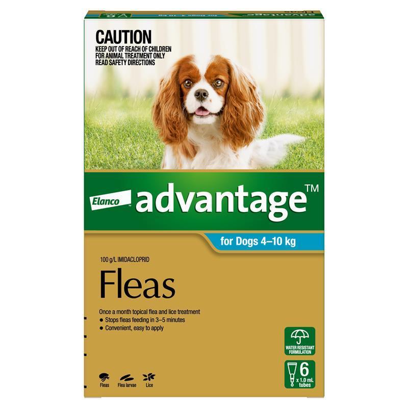 Advantage for  Dogs 4 - 10 kg 6 pack