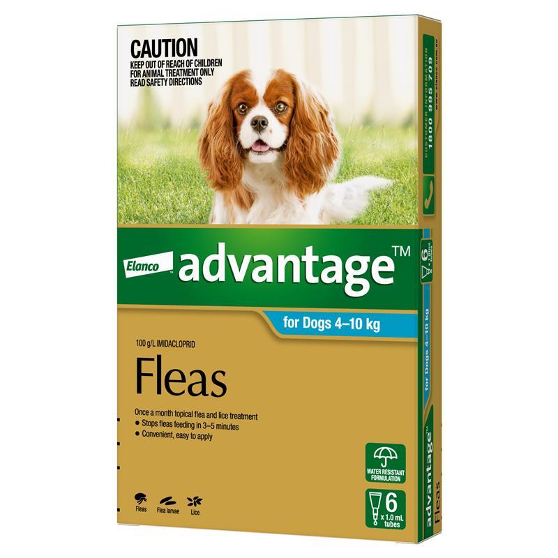 Advantage for  Dogs 4 - 10 kg 6 pack