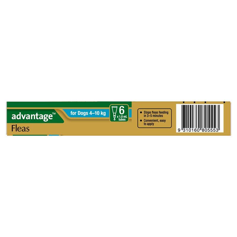 Advantage for  Dogs 4 - 10 kg 6 pack