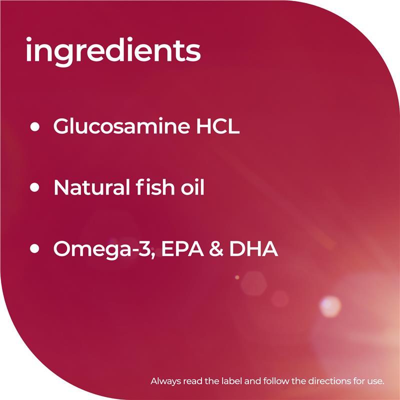 Nature's Way Glucosamine + Fish Oil 200 Soft Capsules