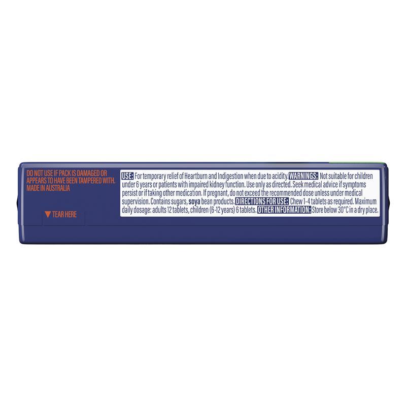 Quick-Eze Peppermint Chewy Antacid 8 Tablet