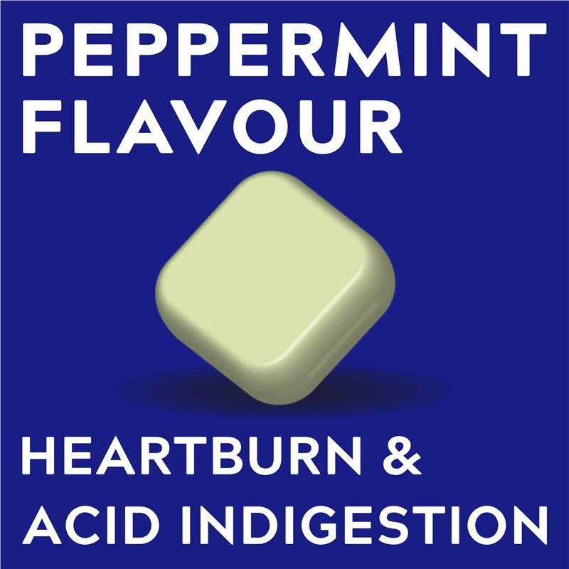 Quick-Eze Peppermint Chewy Antacid 8 Tablet