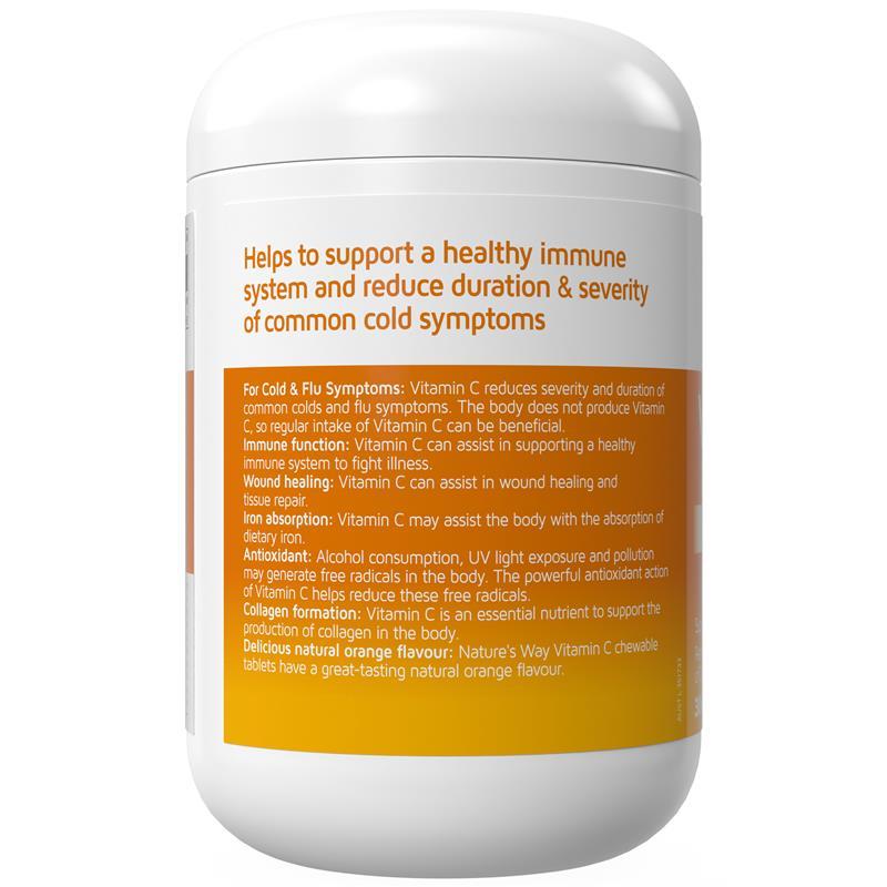 Nature's Way Vitamin C 500mg 300 Tablets