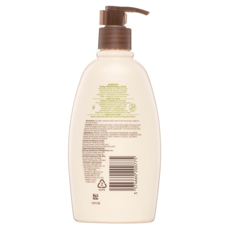 Aveeno Daily Moisturising Fragrance Free Body Lotion 354mL