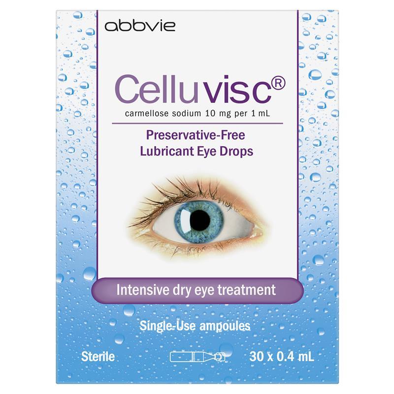 Celluvisc Eye Drops 30 x 0.4mL