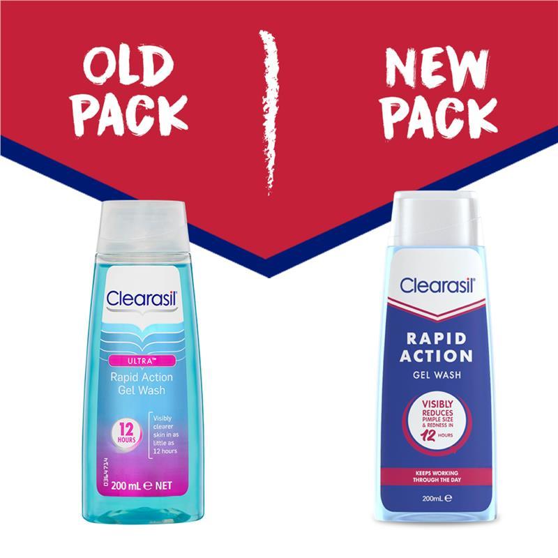 Clearasil Ultra Rapid Action Gel Face Wash 200 ml