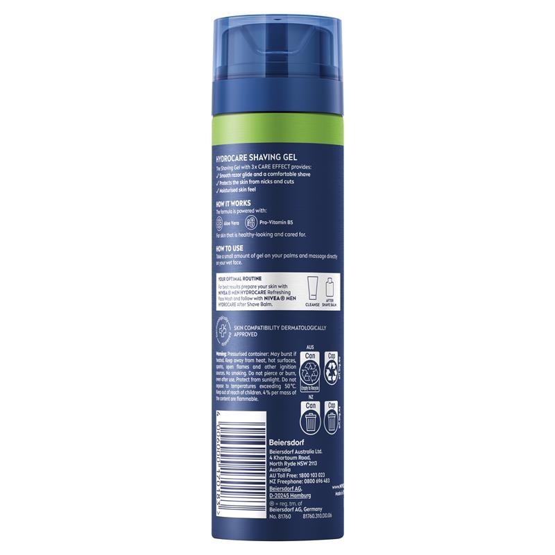 NIVEA MEN Protect & Care Shaving Gel Moisturising 200ml