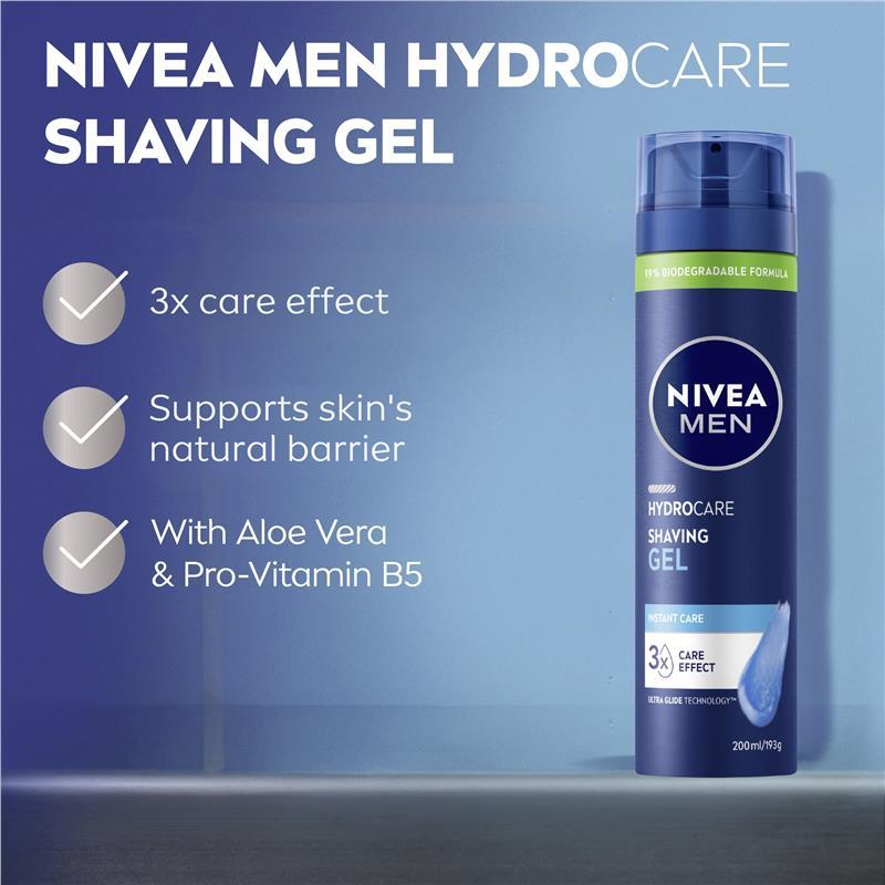 NIVEA MEN Protect & Care Shaving Gel Moisturising 200ml