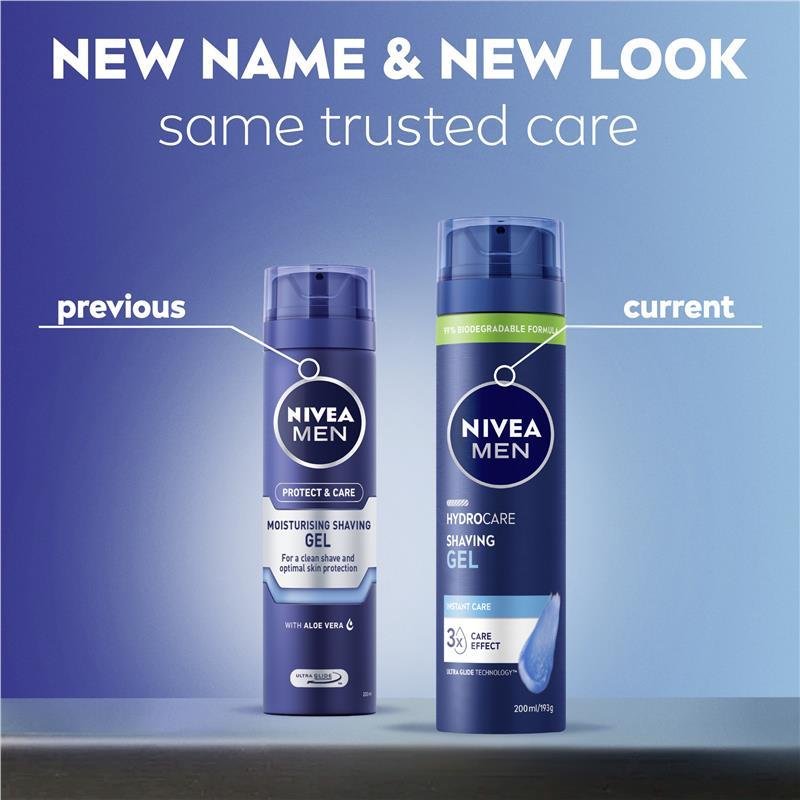 NIVEA MEN Protect & Care Shaving Gel Moisturising 200ml