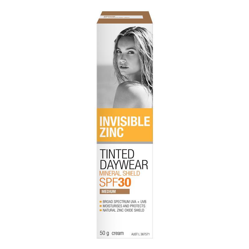 Invisible Zinc Tinted Daywear Medium SPF 30+ 50g