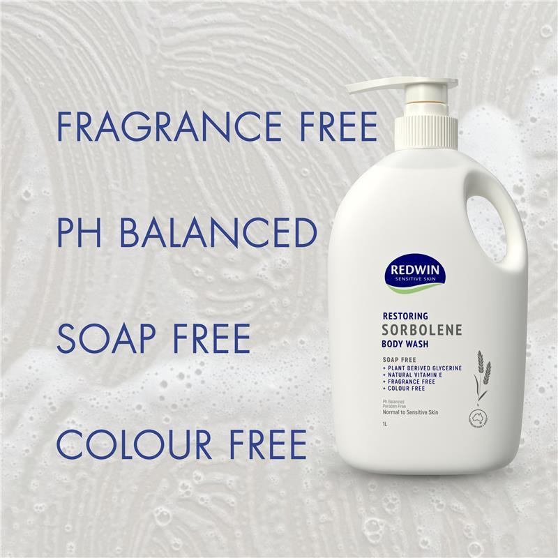 Redwin Sorbolene Body Wash with Vitamin E 1 Litre
