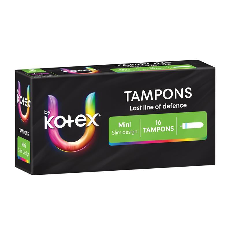 U by Kotex Tampons Mini 16 Pack