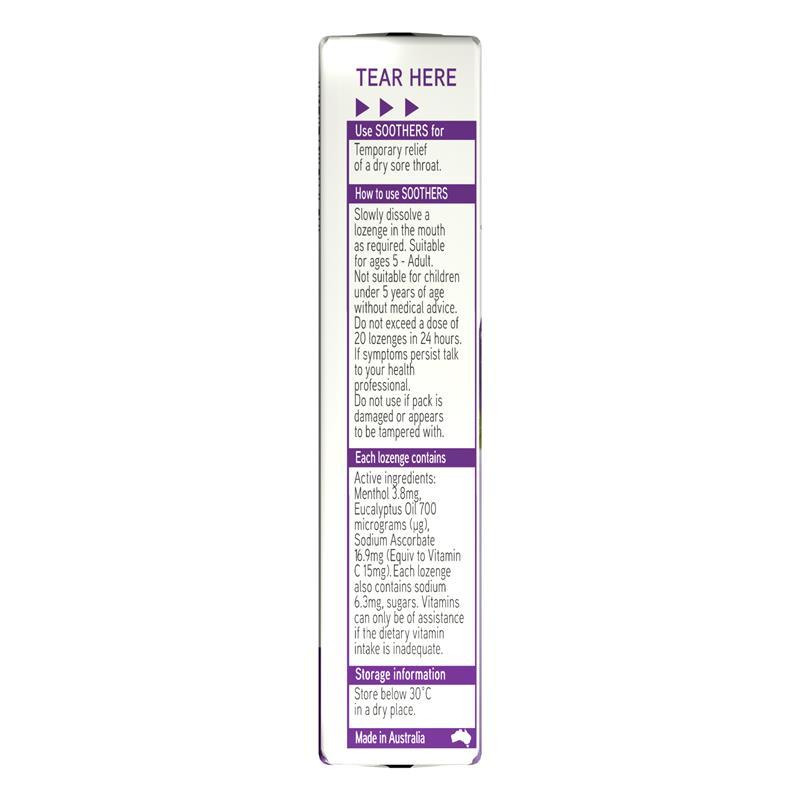 Soothers Blackcurrant Lozenges 10