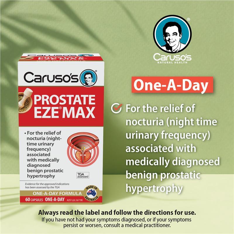 Carusos Prostate Eze Max 60 Capsules
