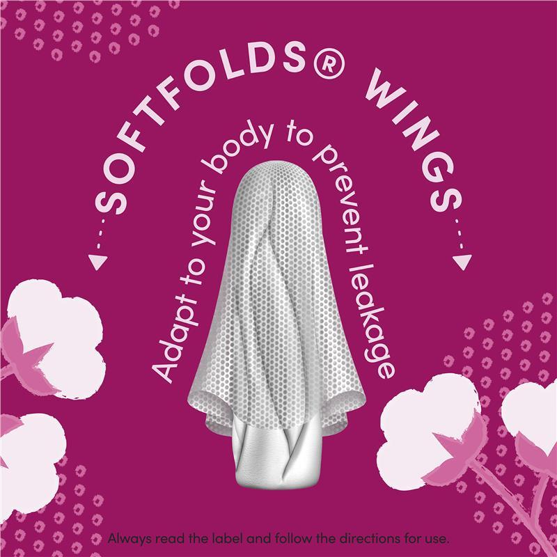Carefree Flexia Fragrance Free Regular Tampons With Wings 16 Pack