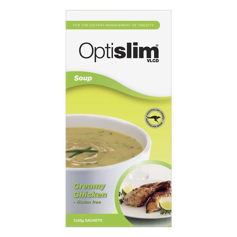 OptiSlim VLCD Soup Creamy Chicken 7 x 55g