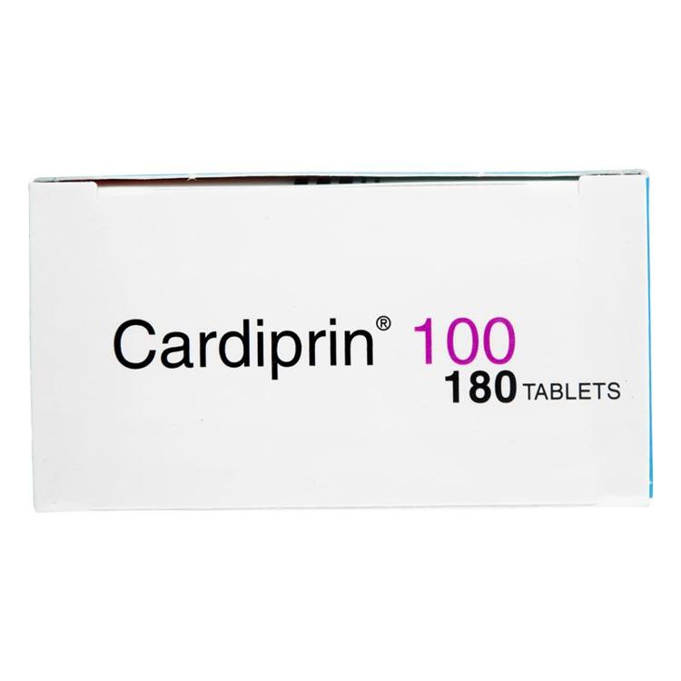 Buy Cardiprin Blood Clotting Reduction Tablets 100mg Aspirin 180 Pack ...