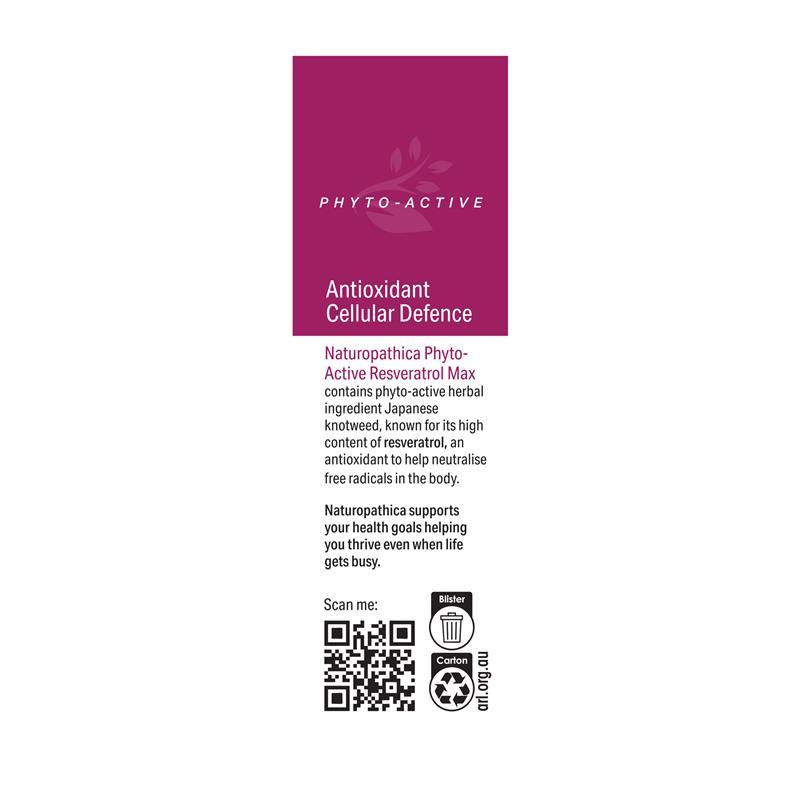 Naturopathica Resveratrol Max 30 Tablets