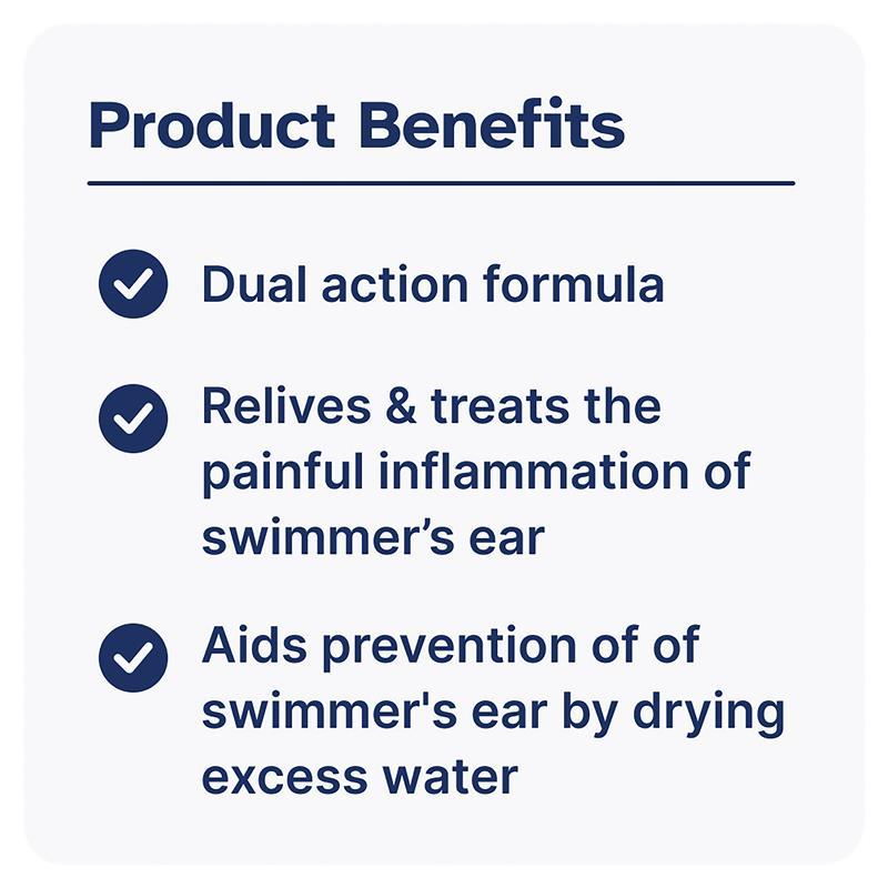 EarClear Swimmer's Ear Drops 40mL – Prevention & Treatment of Swimmer's Ear