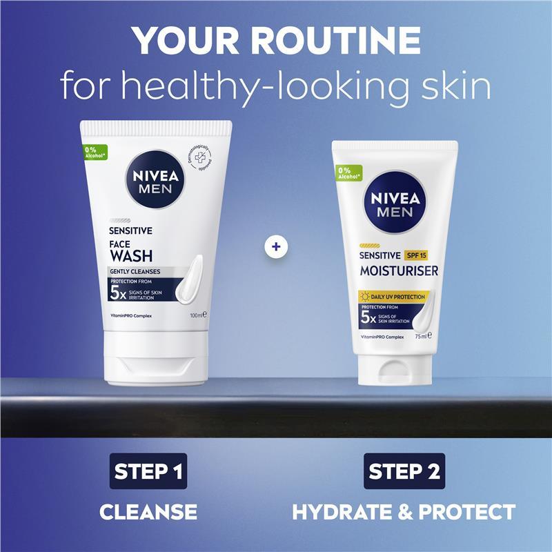 NIVEA MEN Face Wash Sensitive 100mL
