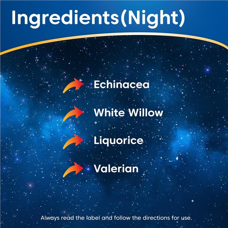 Ease a Cold Cough Cold & Flu Day & Night 24 Capsules
