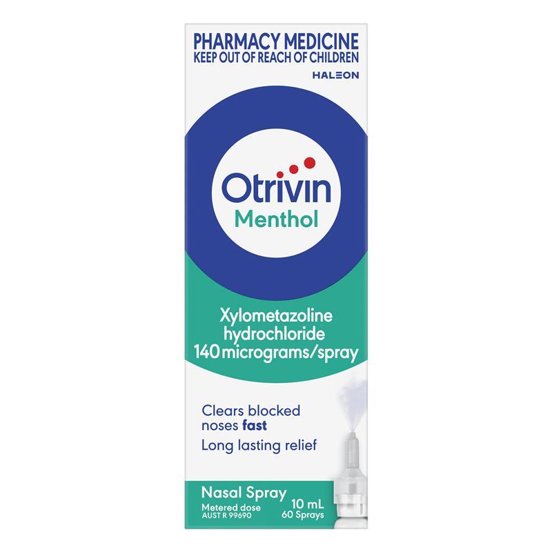 Otrivin Adult Nasal Spray Menthol 10ml
