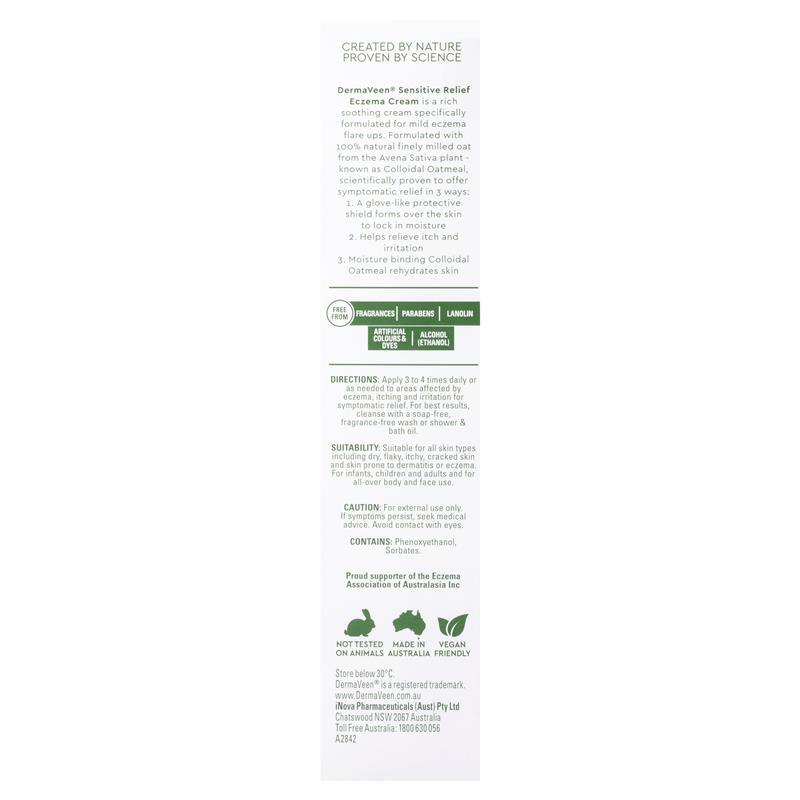 DermaVeen Sensitive Relief Eczema Cream 100mL