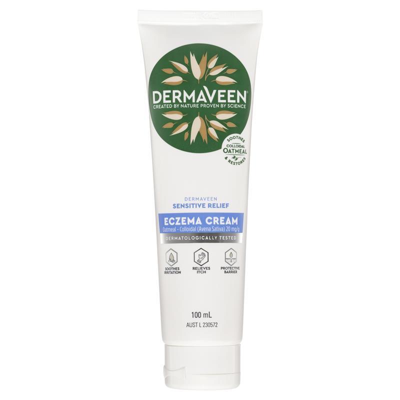 DermaVeen Sensitive Relief Eczema Cream 100mL