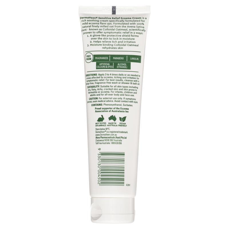 DermaVeen Sensitive Relief Eczema Cream 100mL