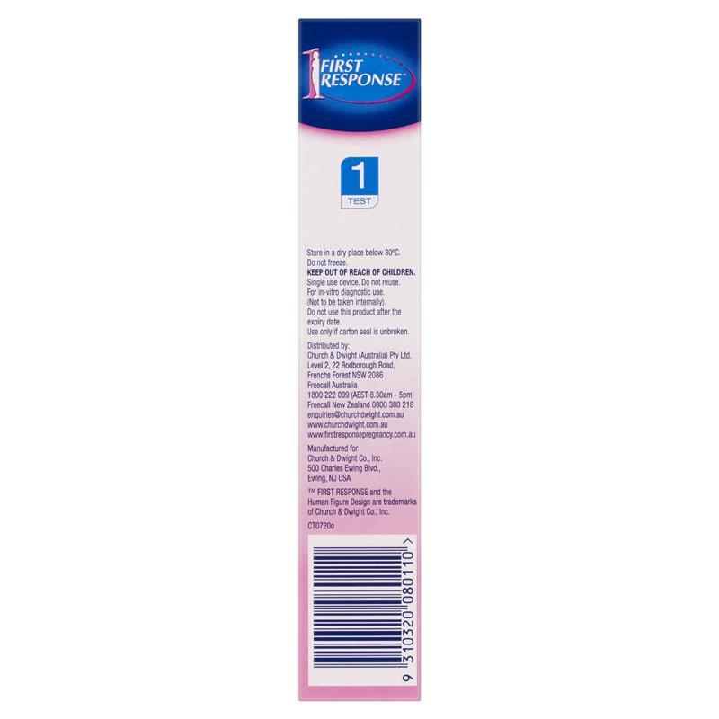 First Response Instream Pregnancy Test 1 Test