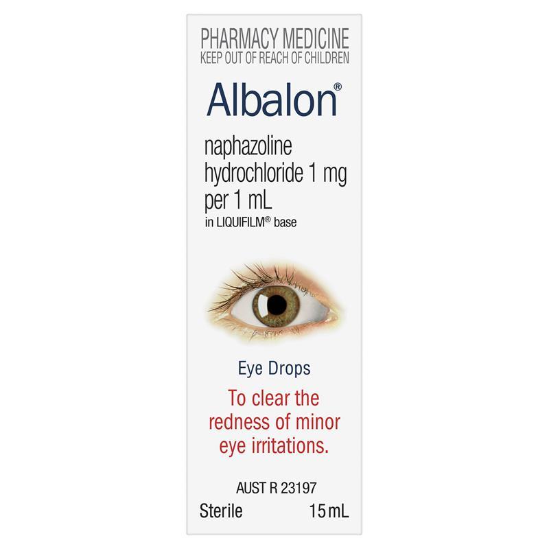 Buy Albalon Eye Solution 0.1% 15mL online at Chemist Warehouse